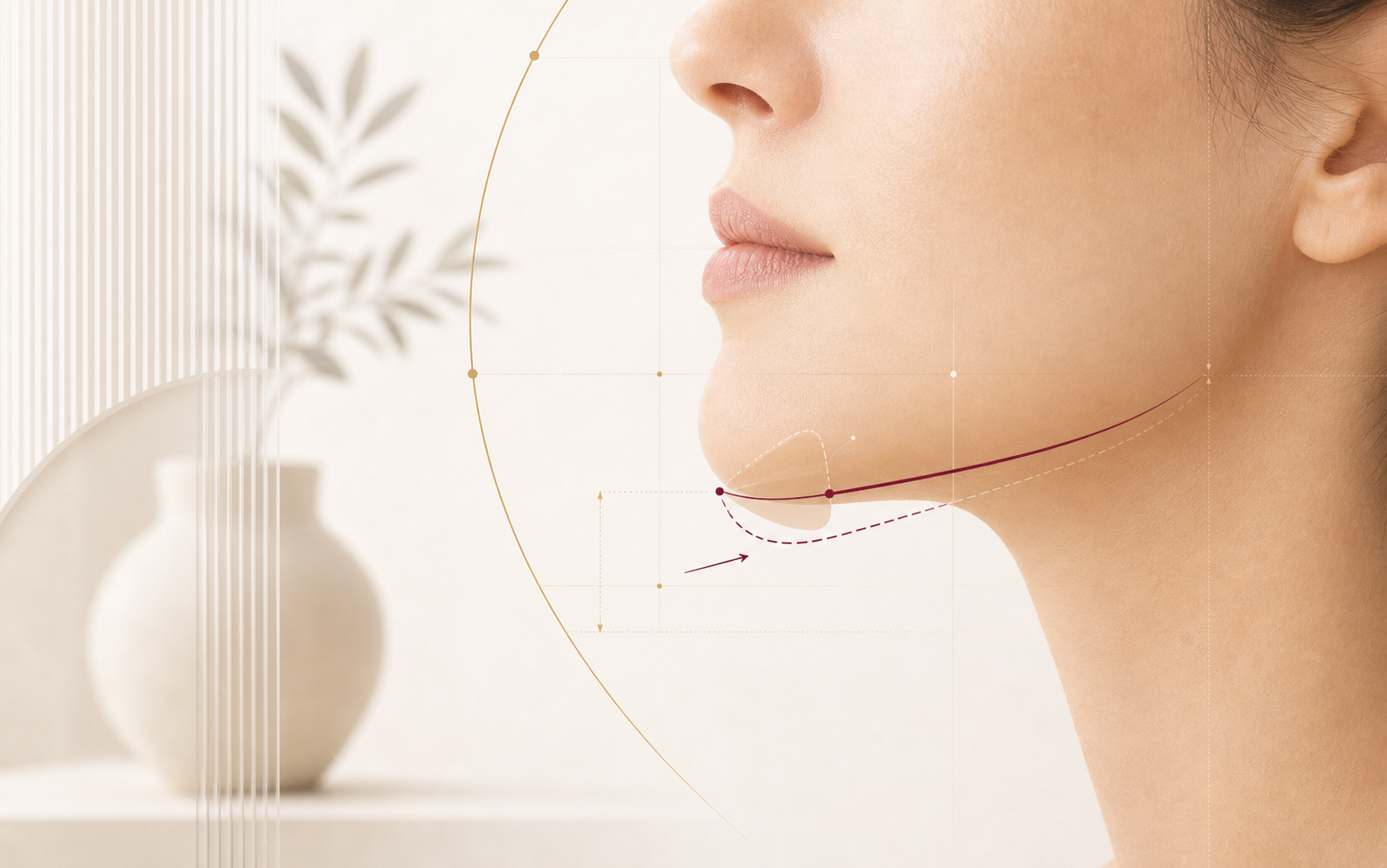 Chin Implant planning visual